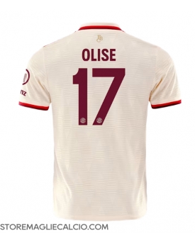 Bayern Munich Michael Olise #17 Maglia Gara Terza Repliche 2024-25